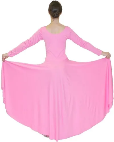 Vista 2 de Danzcue Vestido de baile de manga larga de longitud completa para mujer