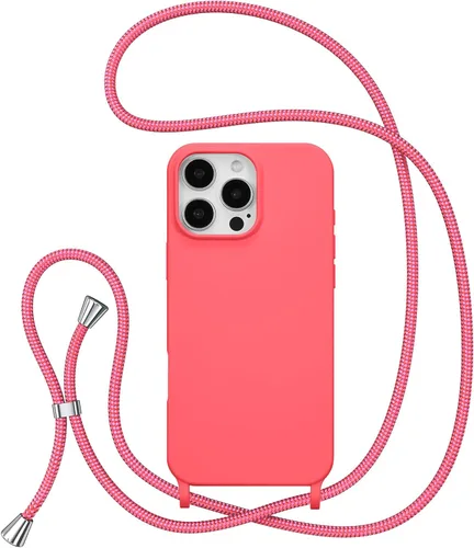 Vista 10 de ZTOFERA Funda para iPhone Air con correa, funda cruzada para teléfono con cordón ajustable para el cuello en los hombros, silicona suave a prueba