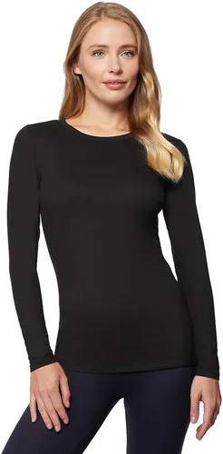 Vista 10 de 32 Degrees Heat - Camiseta térmica de capa base para mujer, manga larga, cuello redondo, ultra suave y ligera Berry Mauve19