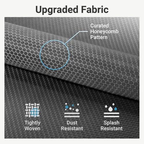 Vista 5 de VIPEK V4C Perchero de Ropa con Funda, Armario Portátil de Servicio Pesado, Perchero de Ropa de Metal Ajustable para Colgar Ropa con Barras Colgantes