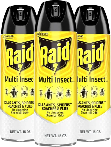 Vista 12 de Raid Asesino de insectos múltiples, brisa de naranja, 15 onzas (paquete de 4)