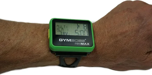 Vista 7 de Gymboss Temporizador de intervalos y correa de reloj cronómetro - Negro