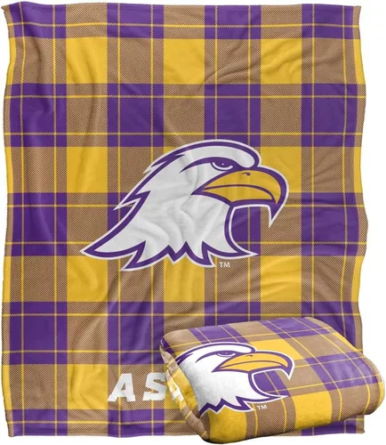 Vista 59 de LOGOVISION St John's University Campus Plaid Spirit Silky Touch Manta súper suave 36 x 58 pulgadas