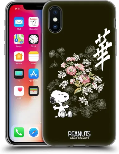 Vista 81 de Carcasa de gel para iPhone 7 Plus/iPhone 8 Plus, diseño de Snoopy Oriental de Peanuts, Badges