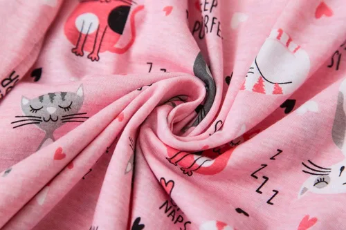Vista 6 de CHUNG Camisones de algodón para mujer, manga larga, por encima de la rodilla, estampado vívido, camisones para dormir, otoño, invierno