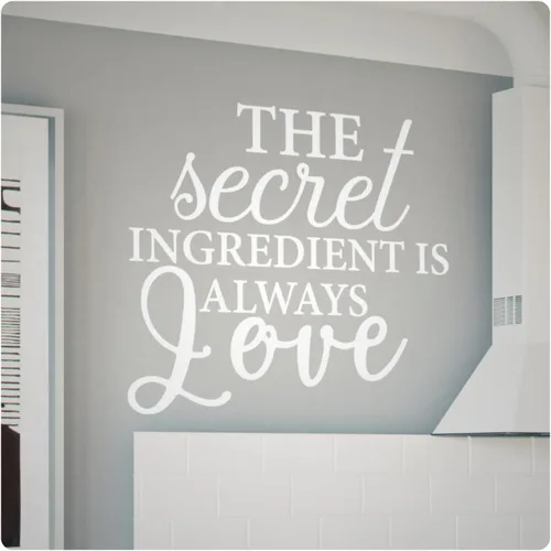 Vista 8 de My Vinyl Story - Adhesivo decorativo para pared de cocina, frase inspiradora de arte para cocina, comedor o cafetería, extraíble