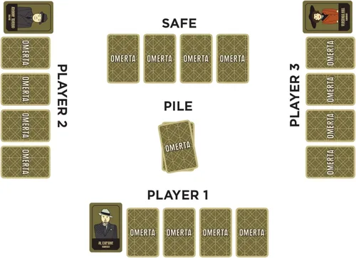 Vista 3 de Omerta - Juego de cartas – Juego de estrategia para niños y adultos, a partir de 10 años, 3 a 5 jugadores, 3 a 5 jugadores, 30 minutos de juego