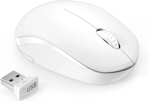 Vista 19 de Seenda - Ratón inalámbrico de 2.4G, con nanoreceptor USB, clic silencioso para computadora, portátil, PC, tableta, Mac - Negro