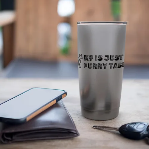 Vista 7 de Vaso aislado de acero inoxidable Furry Taser