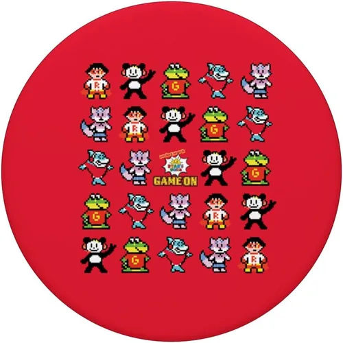 Vista 3 de Ryan's World Juego en PopSockets PopSockets intercambiables de 8 bits