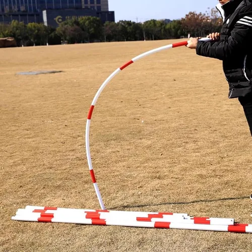 Vista 7 de YXXSDP Juego de bastones de agilidad de fútbol desmontables, paquete de 5 palos de entrenamiento flexibles, para entrenamiento de fútbol