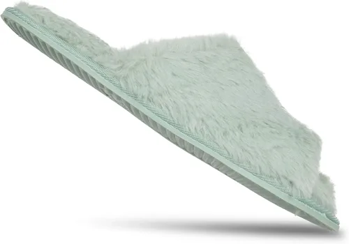 Vista 7 de Jessica Simpson - Pantuflas piel sintética para mujer con espuma viscoelástica