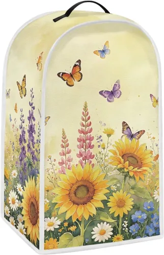 Vista 14 de Blender Dust Cover, Stand Mixer or Coffee Maker Appliance Cover, Anti Fingerprint Polyester Dust Proof Stain Resistant Blender Cover for Home