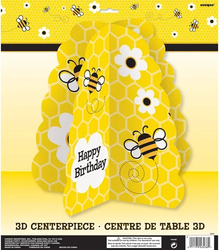 Vista 2 de Decoración de centro de mesa de cumpleaños de abejorros