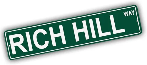 Vista 93 de Ohio Mountains Pick Your Mountain Compatible/repuesto para Acme Hill United States Mountain aluminio metal metal metal estilo letrero de calle
