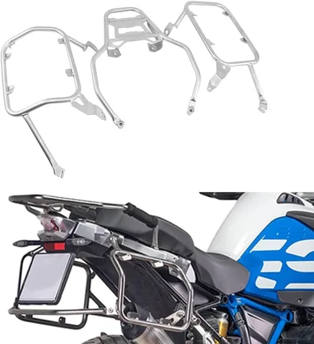 Vista 2 de Portaequipajes Alforjas Marco Alforjas Soporte lateral Parte superior Trasera Caja Rack para BMW R1200GS Adventure R1250GS R 1200 1250 GS Adv GS1200
