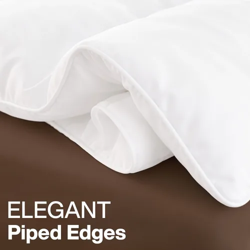 Vista 7 de Utopia Bedding - Juego de edredones de plumón con inserción de edredón acolchado con esquinas y pestañas, edredones alternativos cosidos en caja