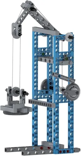Vista 9 de Thames & Kosmos Kit de Experimentación Científica y Construcción de Modelos de Máquinas Simples, Introducción a la Física Mecánica, Construye 26