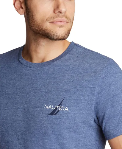 Vista 4 de Nautica Camiseta estampada de manga corta para hombre
