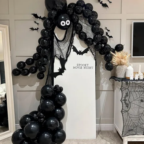 Vista 6 de 105 globos de enlace negro de 6 pulgadas, globos de enlace rápido, globos de látex para sesión de fotos, baby shower, decoración de fiesta