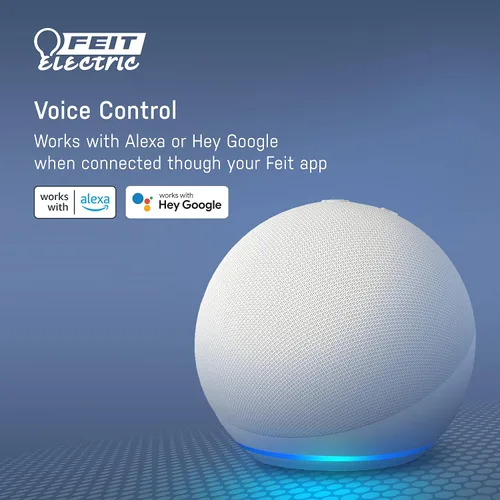 Vista 6 de Feit Electric CFC40/927CA/FIL/AG Bombilla LED inteligente, WiFi, regulable, no requiere concentrador, compatible con Alexa o Google Assistant