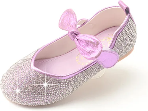 Vista 21 de Cadidi Dinos - Zapatos de vestir para niña, brillantes, princesa para fiesta