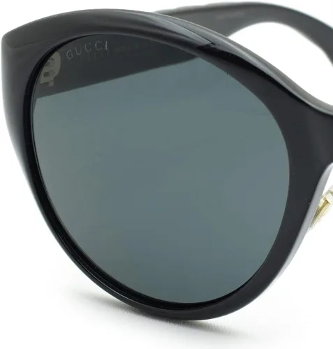 Vista 4 de Gucci Womens Matelasse Round Acetate Sunglasses