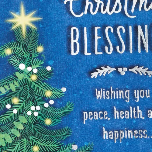 Vista 4 de Hallmark Tarjetas de Navidad religiosas, bendiciones de Navidad (10 tarjetas con sobres)