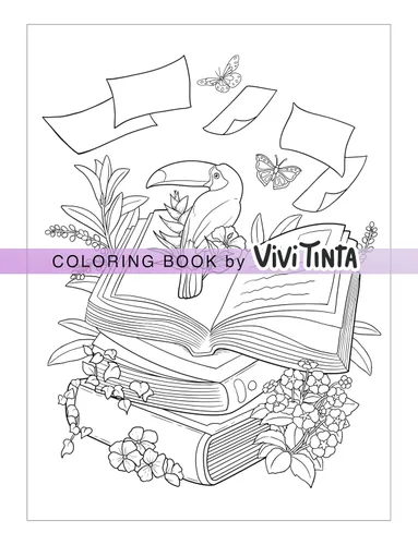 Vista 6 de Time To Chill Coloring Book of Awe-inspiring Discovery into the Tiny Worlds for Stress Relief and Relaxation