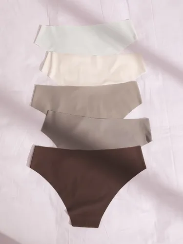 Vista 2 de SHENHE Ropa interior de maternidad para mujer, 5 piezas, sin costuras, no se ve debajo del bulto