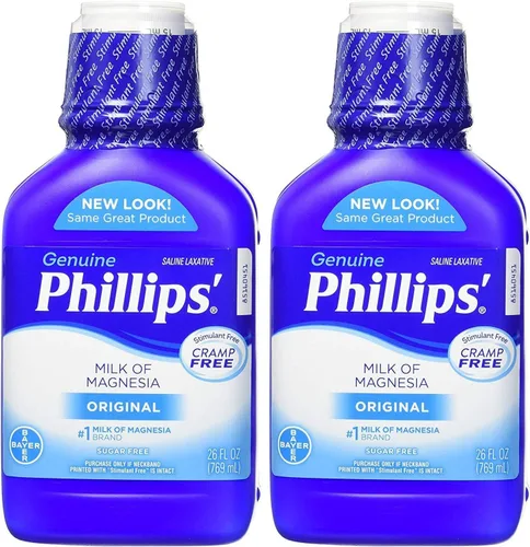 Vista 13 de Phillips' Leche de magnesia, laxante, original, 4 onzas (paquete de 6) – El embalaje puede variar