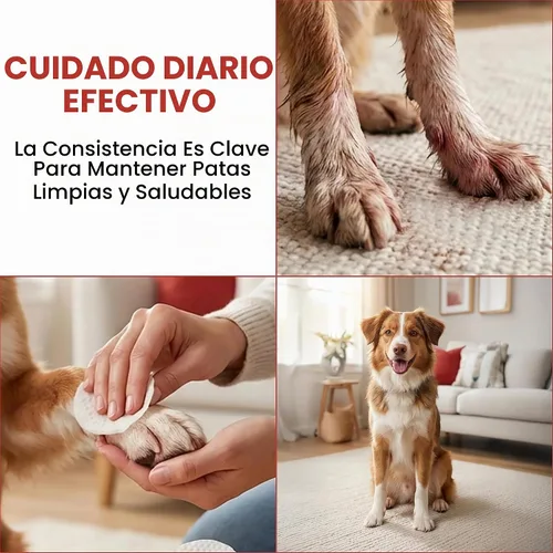 Vista 8 de Dog Paw Wipes Antibacterial 50 Count - Toallitas antifúngicas para perros