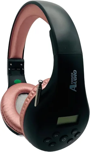 Vista 17 de Auriculares de radio FM personales portátiles con antena extraíble para gran recepción, caminar, trotar, relajarse, escuela, radio conversacional