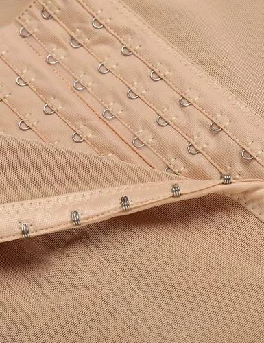 Vista 5 de Entrenador de cintura de acero para mujer con ganchos S-4XL
