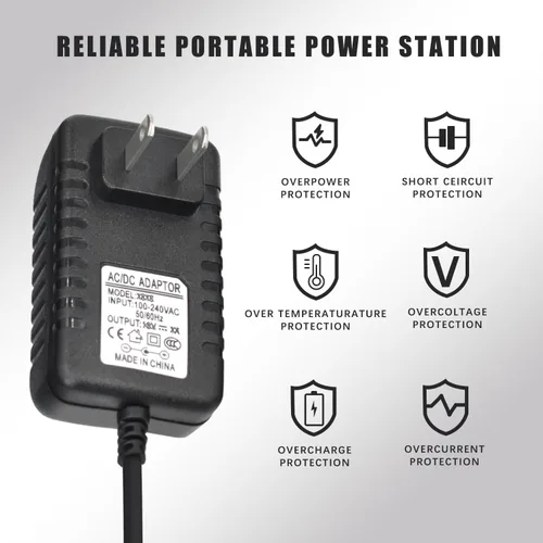 Vista 5 de Cargador de repuesto de 18 V compatible con Hyperice Hypervolt 2 Pro, Hypervolt 2, Hypervolt Go, Hypervolt Go 2, Vyper 3 masajeador pistola