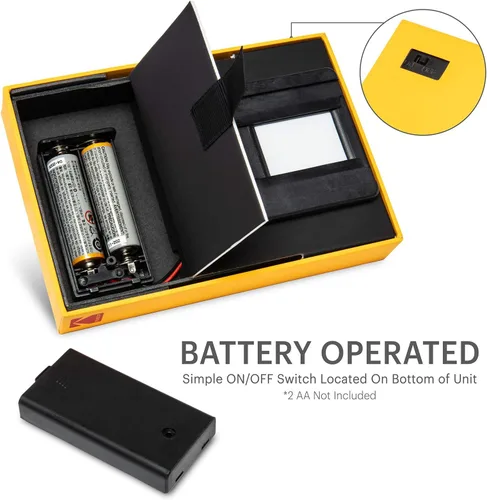 Vista 6 de Kodak - Escáner portátil de película, divertido, permite escanear y jugar con películas antiguas de 35 mm y diapositivas, utiliza la cámara