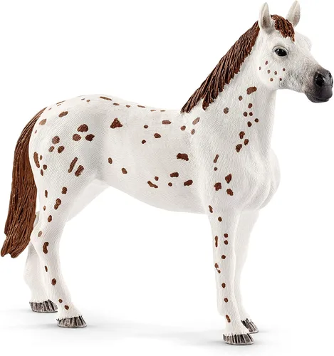Vista 5 de Schleich Horse Club, juguetes de caballo para niñas y niños, juego de caballos de entrenamiento de torneo de Lisa con juguetes de caballo Appaloosa