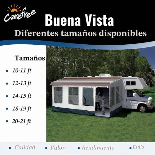 Vista 7 de Carefree 211400A - Cabina de 14 pies Buena Vista Plus