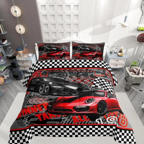 Vista 26 de Juego de edredón de béisbol en 3D para niños, tamaño twin, juego de ropa de cama para niños amantes de los deportes de juegos de pelota, decoración