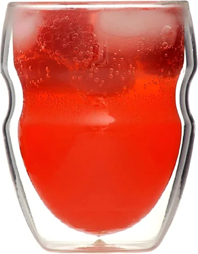 Vista 2 de Ozeri Serafino - Vasos de café y bebidas con aislamiento de doble pared, 8 onzas, juego de 4