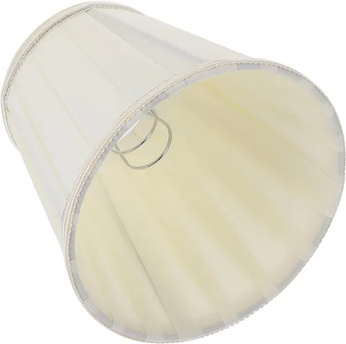 Vista 7 de Beaupretty Pantalla de lámpara pequeña para lámparas de mesa y luz de pie con clip de repuesto para pantalla de tela, cubierta de luz, color beige