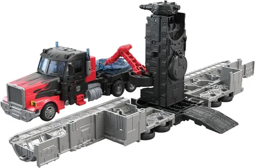 Vista 4 de Transformers Toys Generations Legacy Series Leader G2 Universe Laser Optimus Prime - Figura de acción para niños de 8 años en adelante, 7 pulgadas