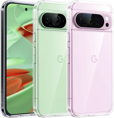 Vista 9 de TORRAS Funda a prueba de golpes para Google Pixel 9 Pro XL [prueba de caídas de grado militar de 16 pies], translúcida, delgada, protectora, Negro