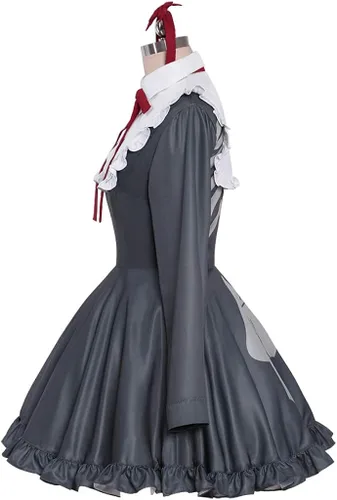 Vista 3 de Danganronpa Otro Episodio Ultra Desesperación Monaca Towa Cosplay Traje de las mujeres Vestido de fiesta de Halloween Traje hecho a medida