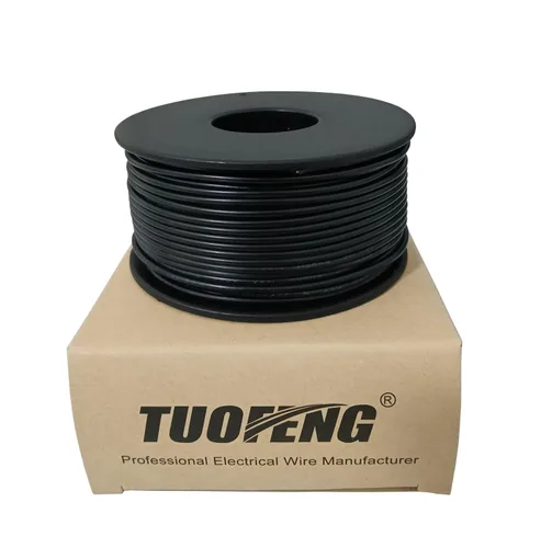 Vista 20 de TUOFENG Cable eléctrico de silicona de 22 AWG de 30 pies [15 pies negro y 15 pies rojo] 2 conductores de alambre paralelo cables de cobre estañado