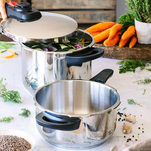 Vista 10 de BRA Allure - Olla a presión rápida de 6 litros de acero inoxidable, apta para todas las cocinas, incluyendo inducción [exclusiva de Amazon]