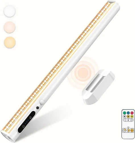 Vista 13 de Barra ligera magnética recargable del LED, luz inalámbrica del Blanco