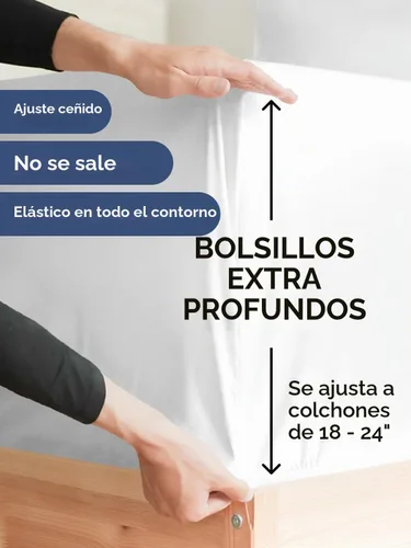Vista 3 de Sábanas individuales de bolsillo extra profundo, sábanas transpirables y refrescantes de 3 piezas, juego de sábanas de lujo para hotel, suaves, sin