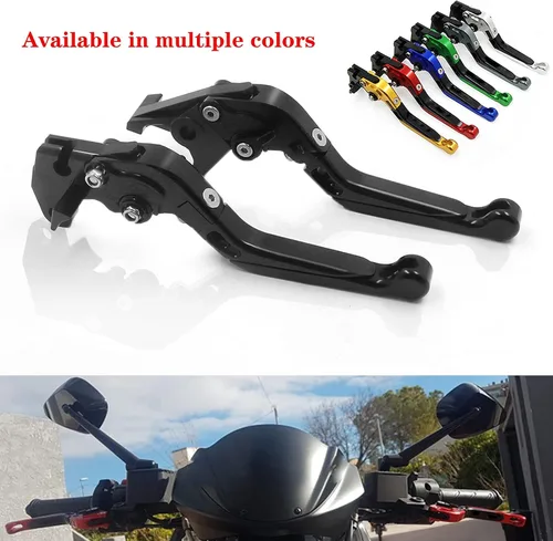 Vista 5 de Juego de manetas de embrague de freno de repuesto ajustable para Yamaha FZ-07 MT-07 FZ-09 MT-09 SR 2014 2015 2016 2017 2018 2019 FZ-10 MT-10 2016