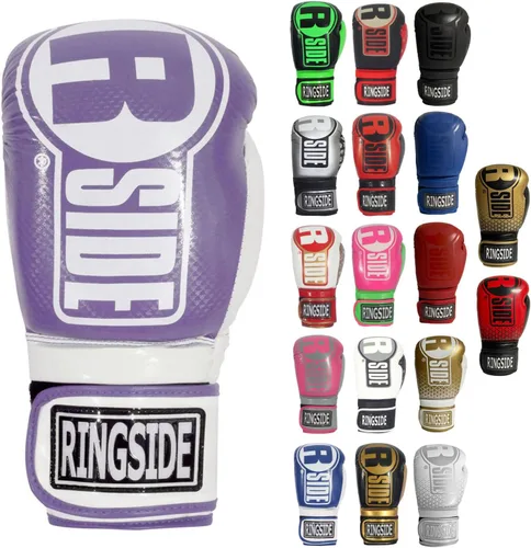 Vista 14 de Ringside Apex - Guantes de boxeo IMF-Tech con soporte seguro para la muñeca, guantes de boxeo sintéticos para hombres y mujeres